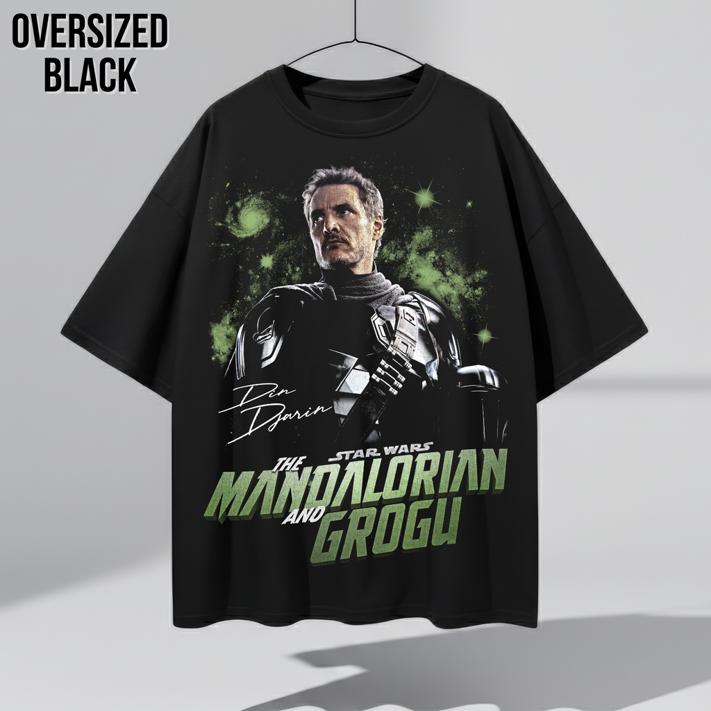 Mandalorian and Grogu Shirt: Din Djarin Pedro Pascal Star Wars Tee