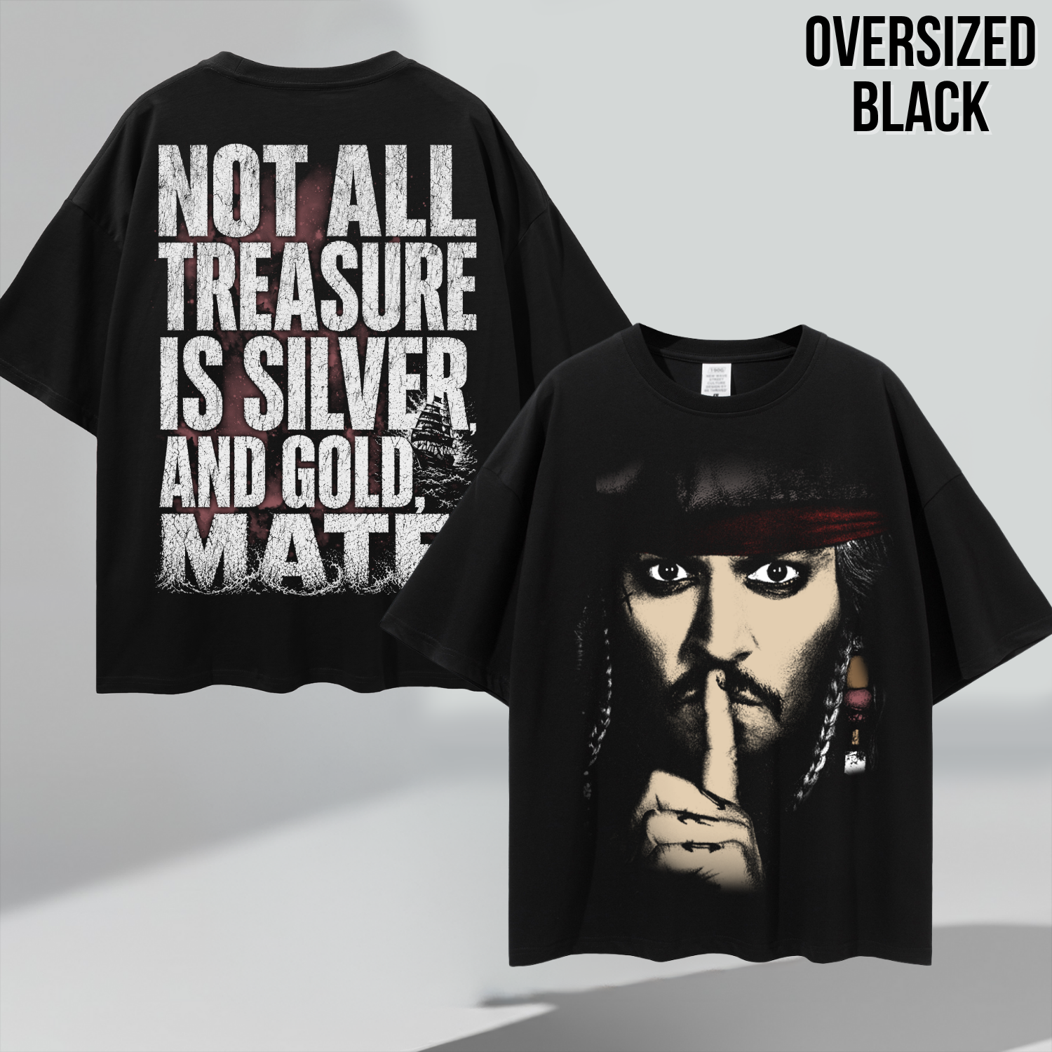 Jack Sparrow Shirt: Not All Treasure Is Silver and Gold Mate Tee, Pirates of the Caribbean Fan Gift, Jack Sparrow Graphic Shirt, Disney Pirates Shirt