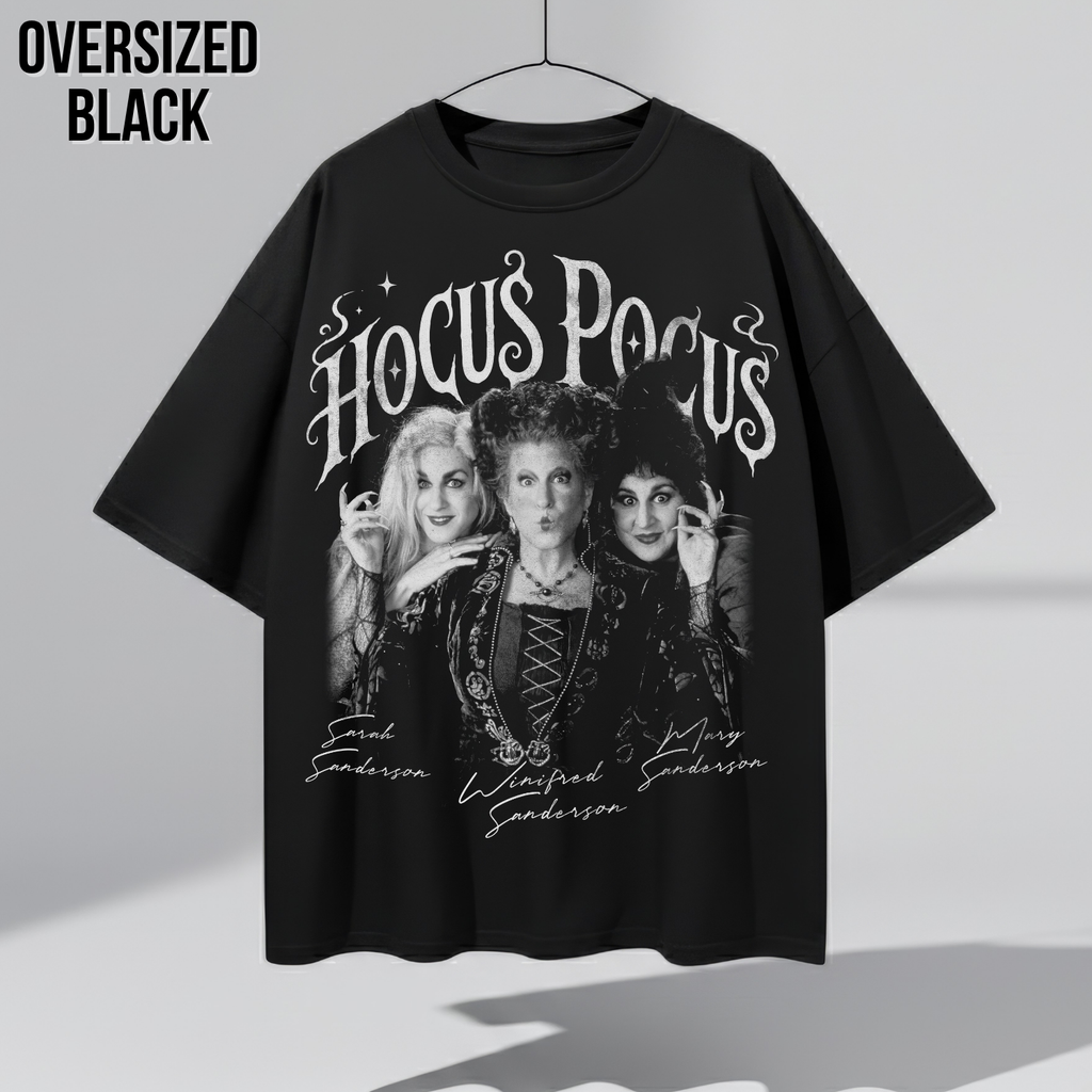 Hocus Pocus Shirt – Sanderson Sisters Tee, Hocus Pocus Graphic Shirt, Halloween Fan Gift, Winifred Sarah Mary Sanderson Shirt