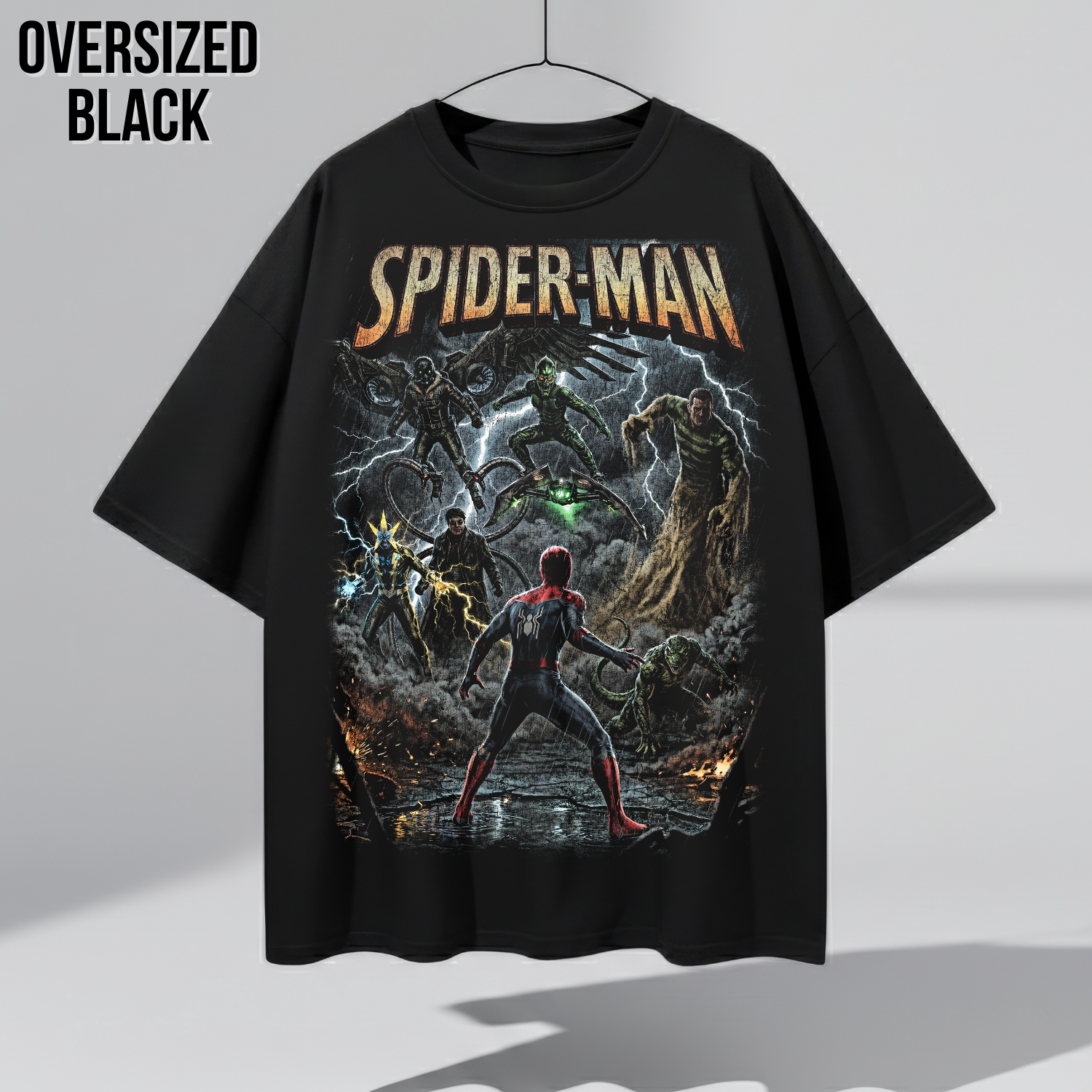 Vintage Spider-Man Sinister Six Shirt: Retro Marvel Villains Tee