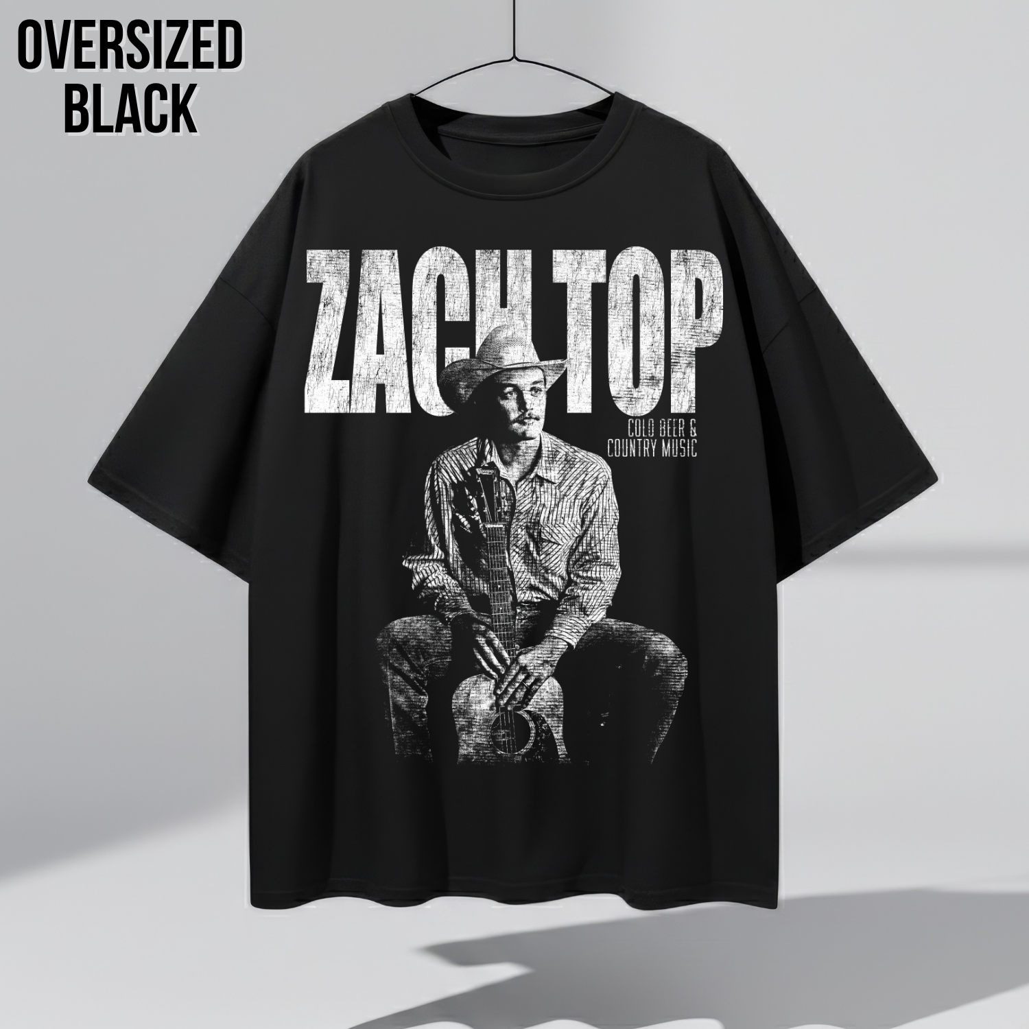 Vintage Zach Top Shirt – Cold Beer & Country Music Tee