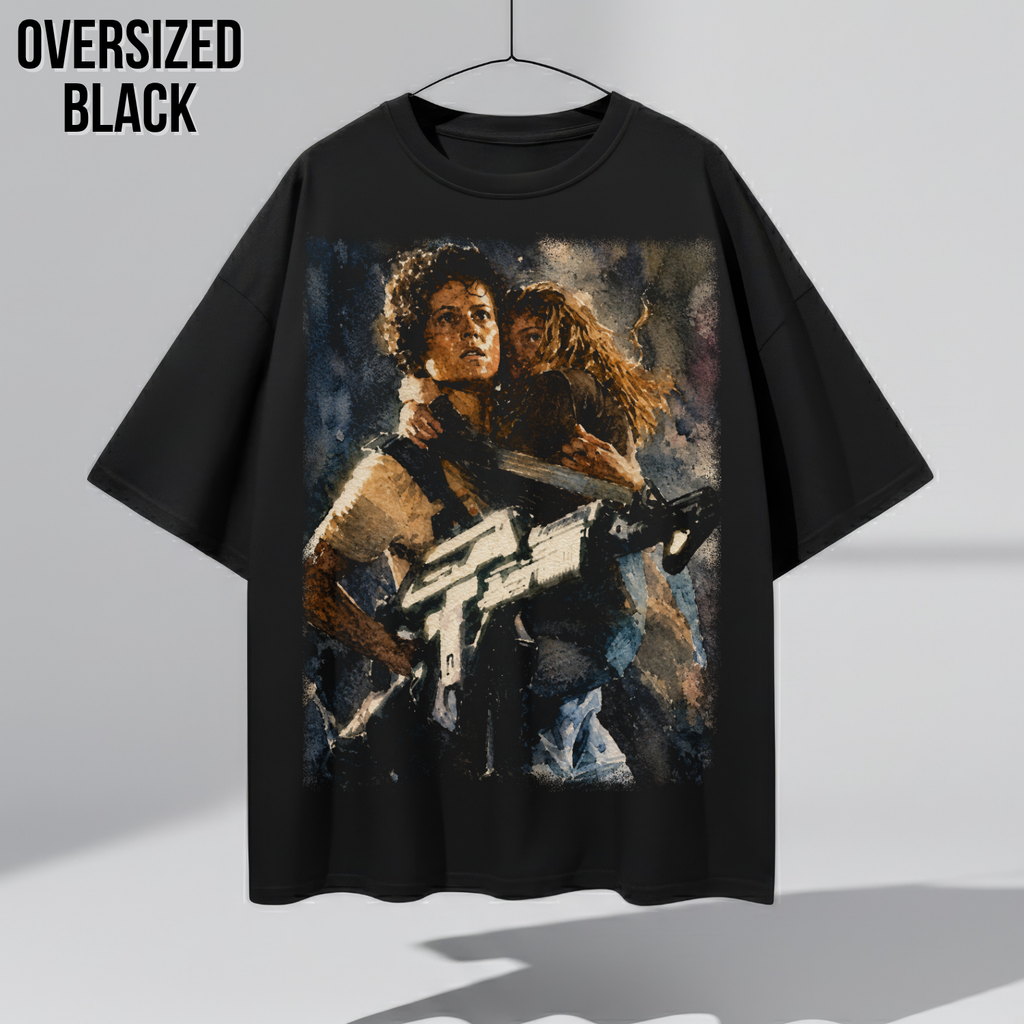 Aliens Ripley Shirt – Ellen Ripley and Newt Graphic Tee, Aliens Movie Vintage Shirt