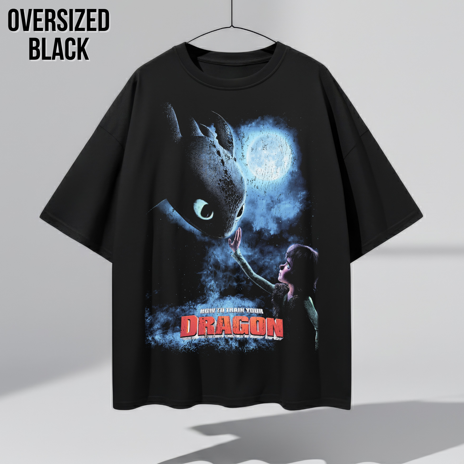 How To Train Your Dragon Shirt – Hiccup and Toothless Graphic Tee, Night Fury Dragon Fan Gift