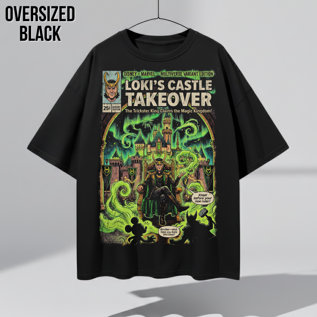 Loki Disneyworld Shirt – Disney Marvel Vintage Comic Tee