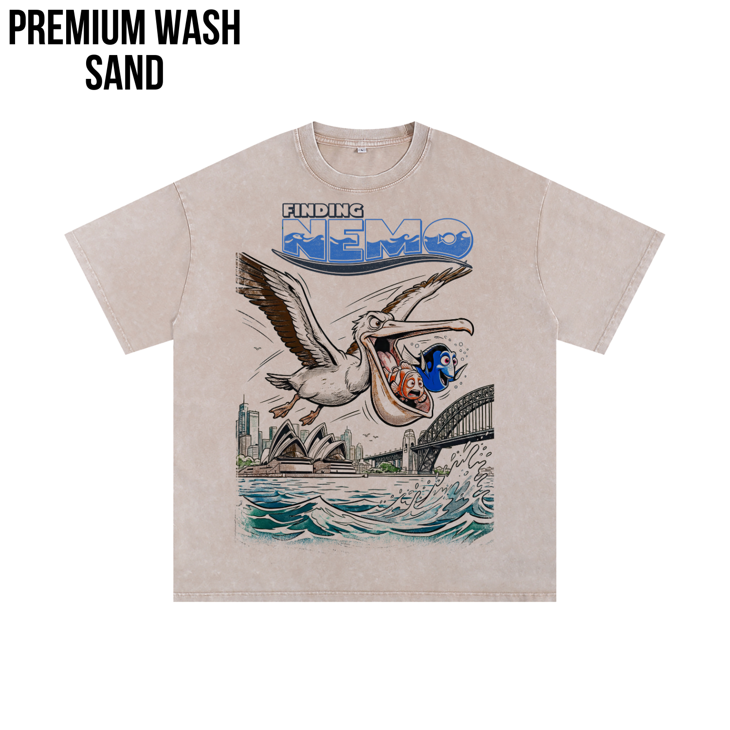 Finding Nemo Shirt – Vintage Marlin & Dory Sydney Rescue Tee