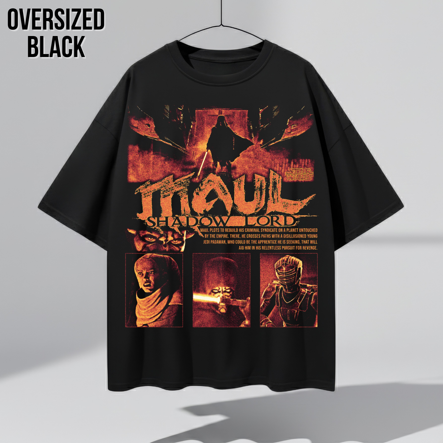 Darth Maul Shadow Lord Shirt: Vintage Star Wars Maul Tee