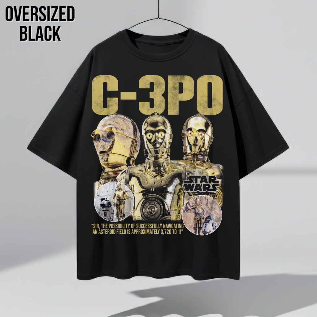 Retro Star Wars Droid C-3PO Shirt - Star Wars Droid Shirt