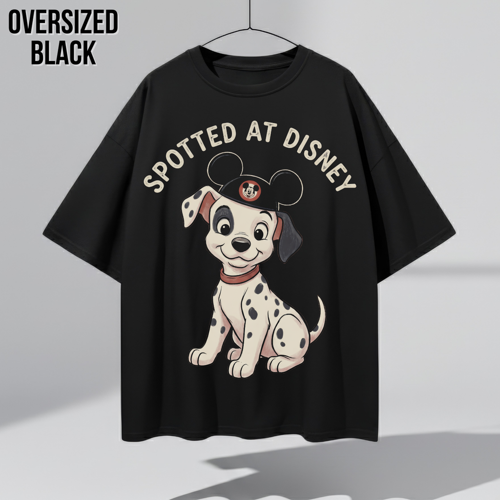 Disney Dalmatian Shirt – Spotted At Disney Graphic Tee, 101 Dalmatians Disney Fan Gift, Disneyland Dog Shirt, Disney Trip Tee