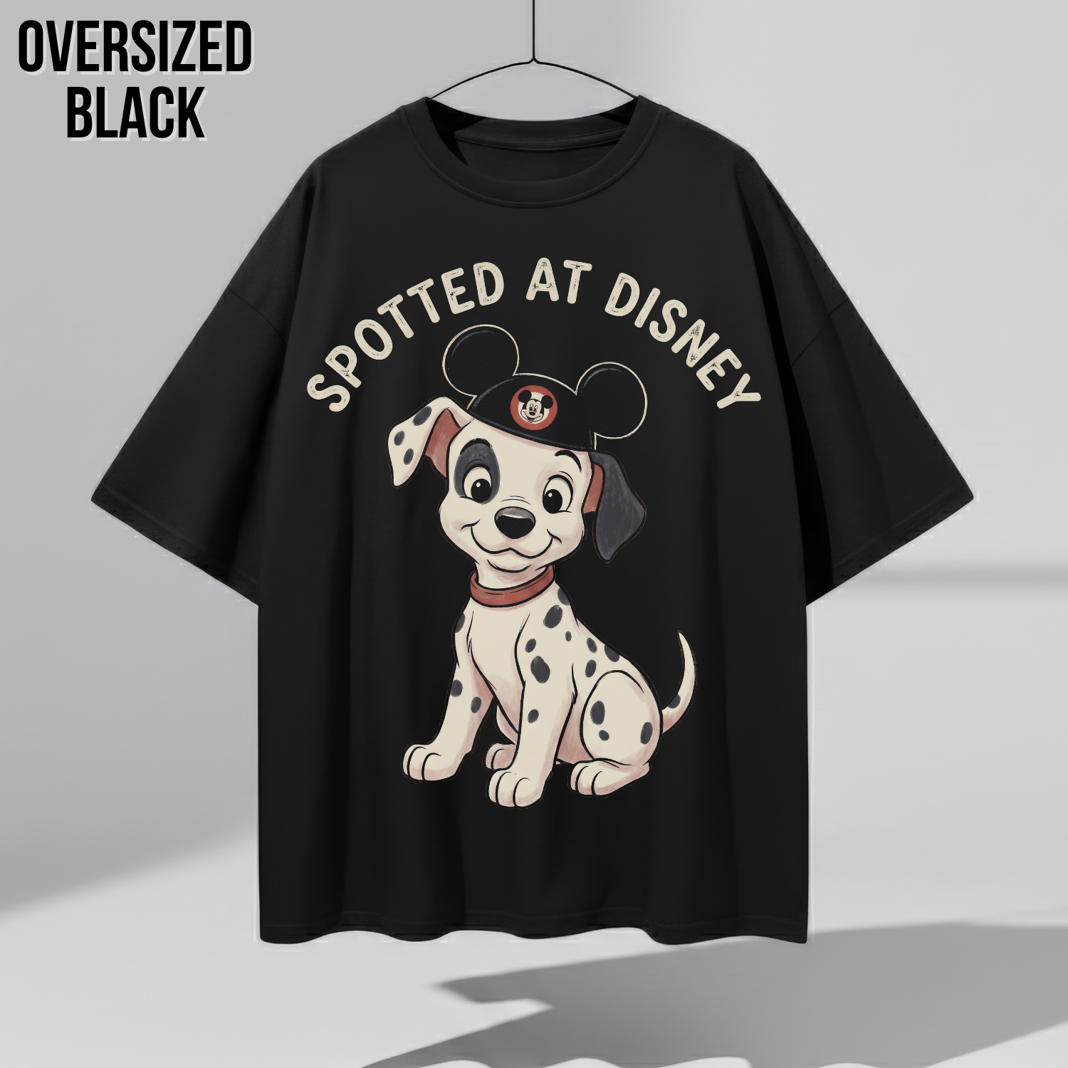 Disney Dalmatian Shirt – Spotted At Disney Graphic Tee, 101 Dalmatians Disney Fan Gift, Disneyland Dog Shirt, Disney Trip Tee