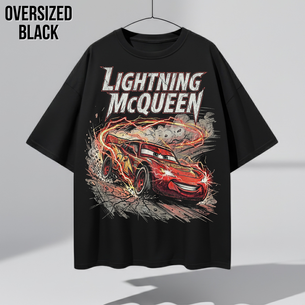 Vintage Lightning McQueen Shirt - Disney Cars Shirt