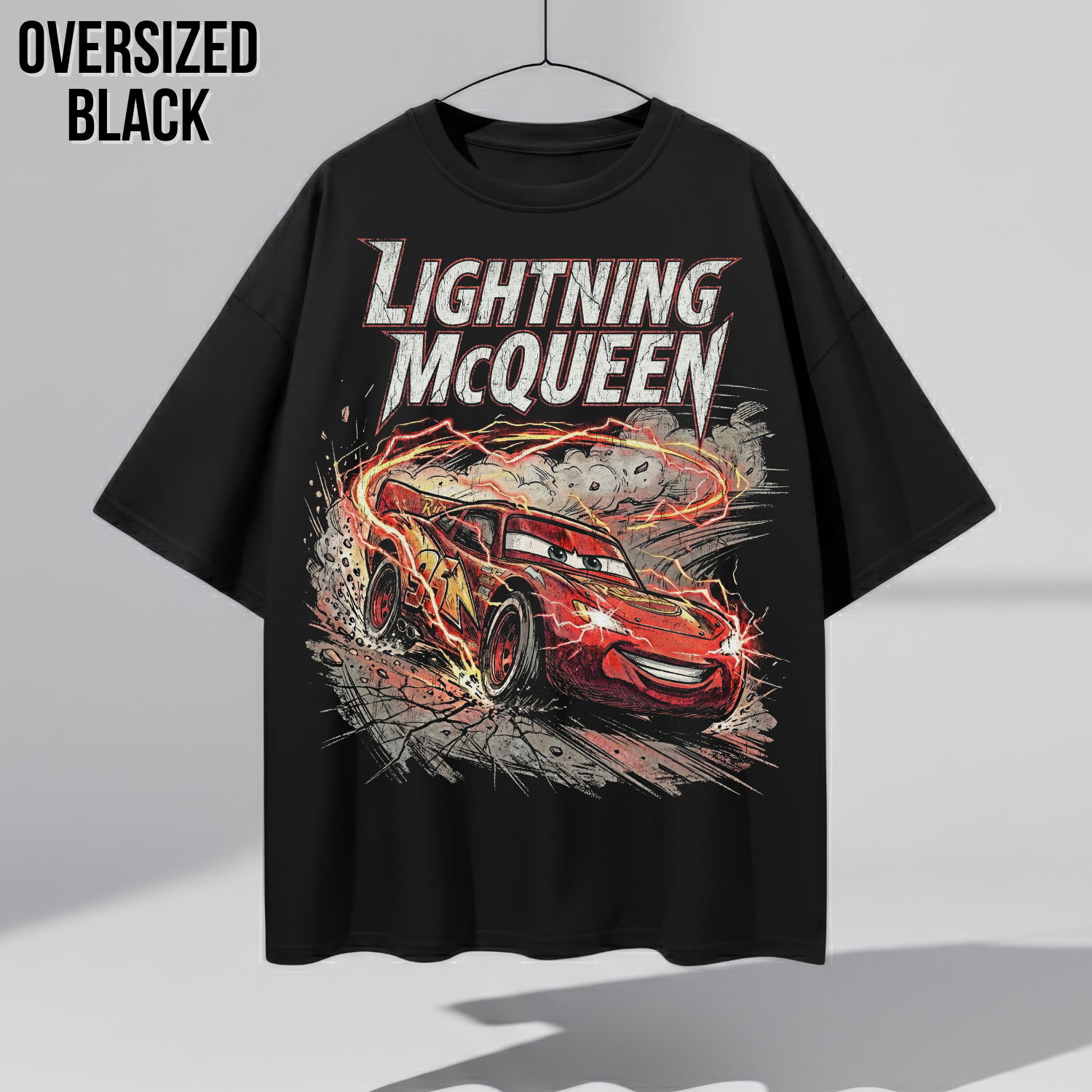 Vintage Lightning McQueen Shirt - Disney Cars Shirt