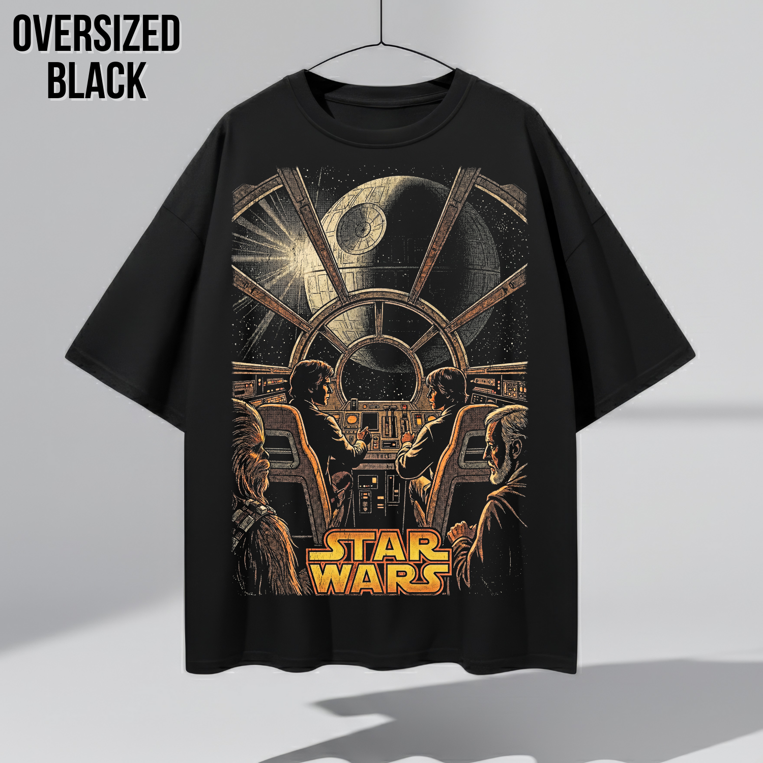Star Wars Millennium Falcon Shirt: Vintage Comic Style Tee