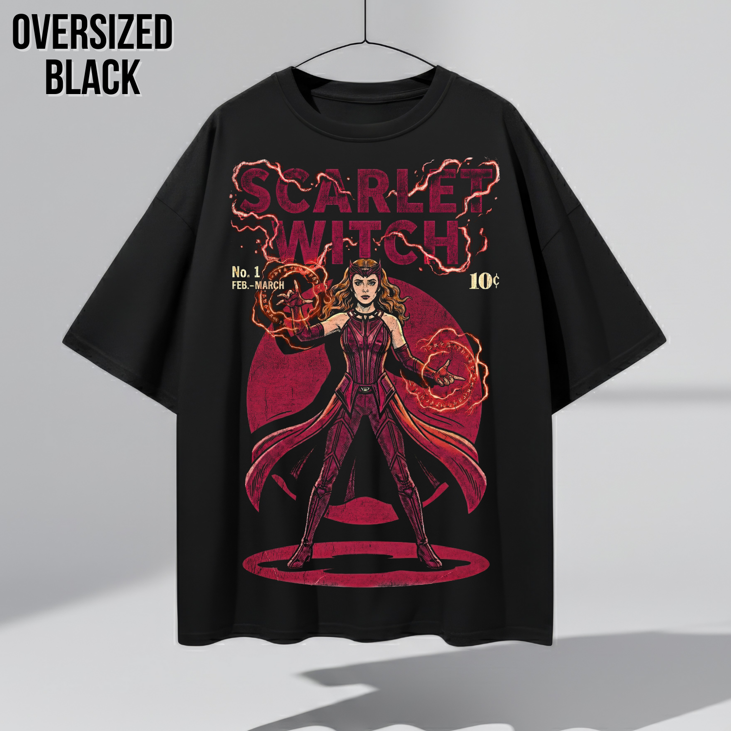 Scarlet Witch Vintage Comic Shirt: Wanda Maximoff Marvel Tee