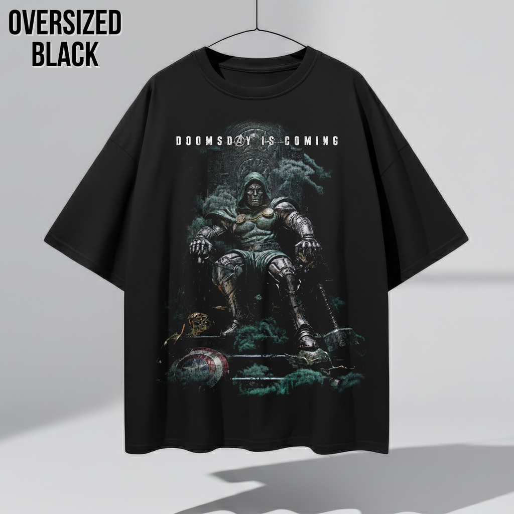 Doctor Doom Shirt – Doomsday Is Coming Doctor Doom Throne Tee, Avengers Doomsday Fan Gift, Doctor Doom Marvel Graphic Shirt, MCU Villain Shirt 2026