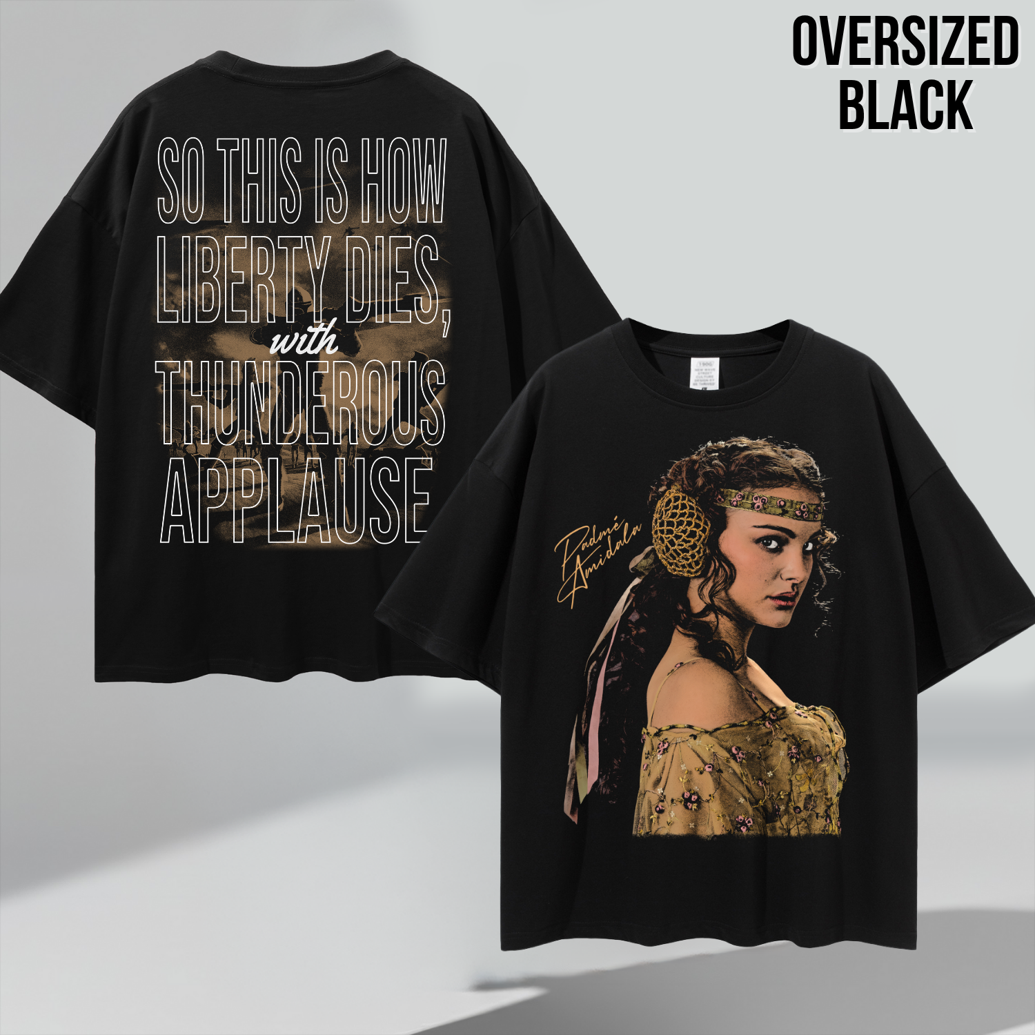 Star Wars Padme Amidala Shirt – So This Is How Liberty Dies Tee,