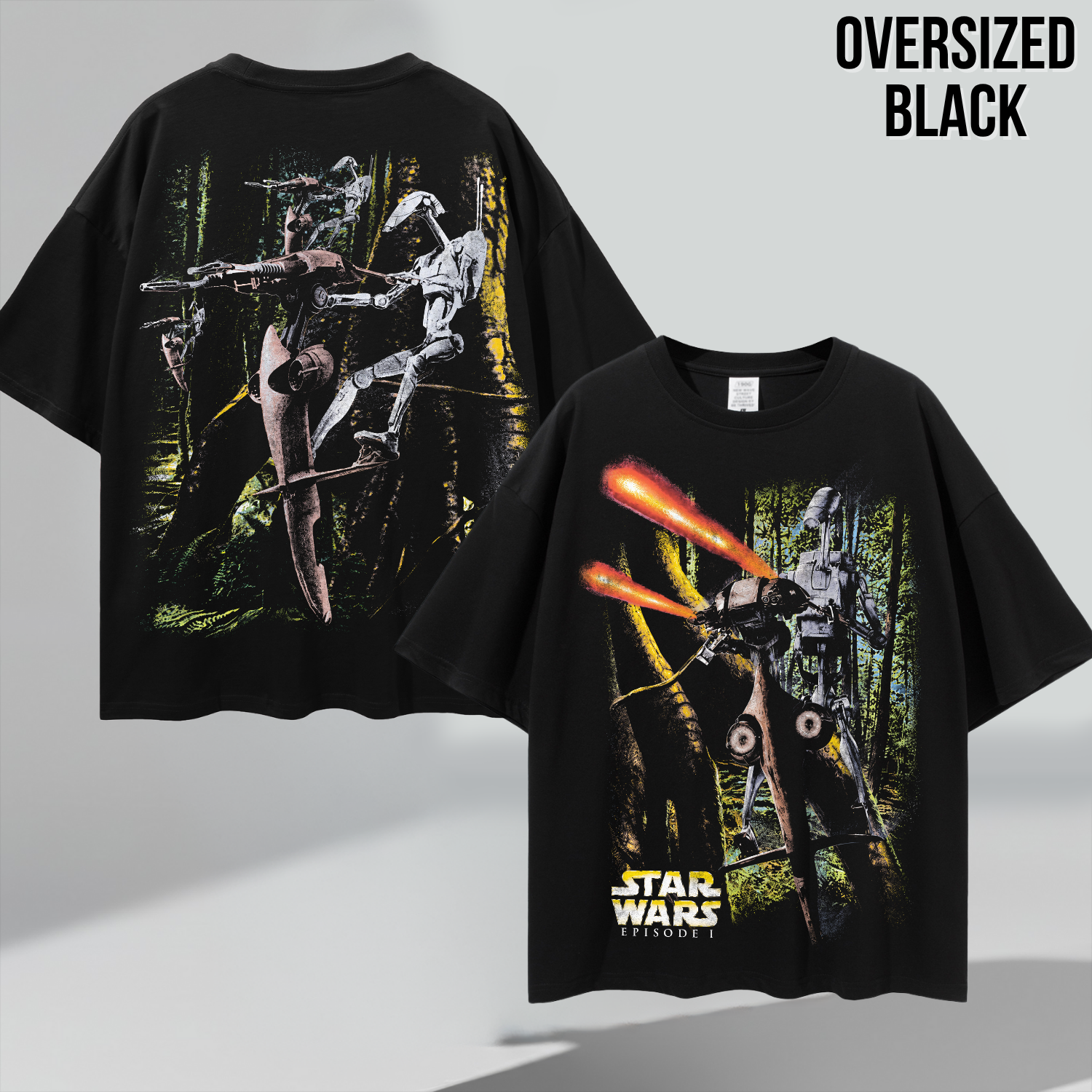 Star Wars Episode I Shirt – Star Wars The Phantom Menace Battle Droid STAP Double Sided Tee, Star Wars Fan Gift, Episode I Graphic Shirt, Star Wars Prequel Shirt