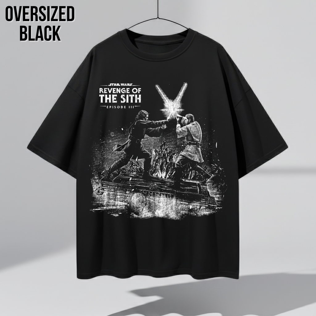 Vintage Revenge of the Sith Shirt: Anakin vs Obi-Wan Duel Tee, Star Wars Episode III Shirt, Mustafar Battle Shirt, Star Wars Fan Gift