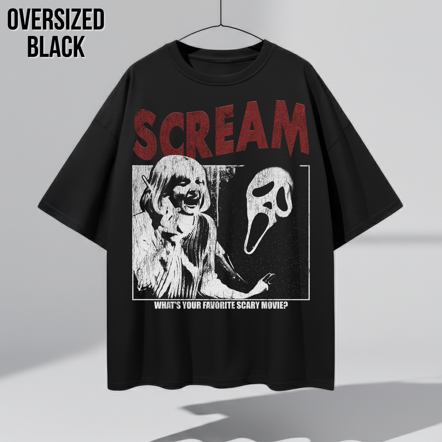 Scream Shirt Vintage Horror Tee - Ghostface Graphic T-Shirt