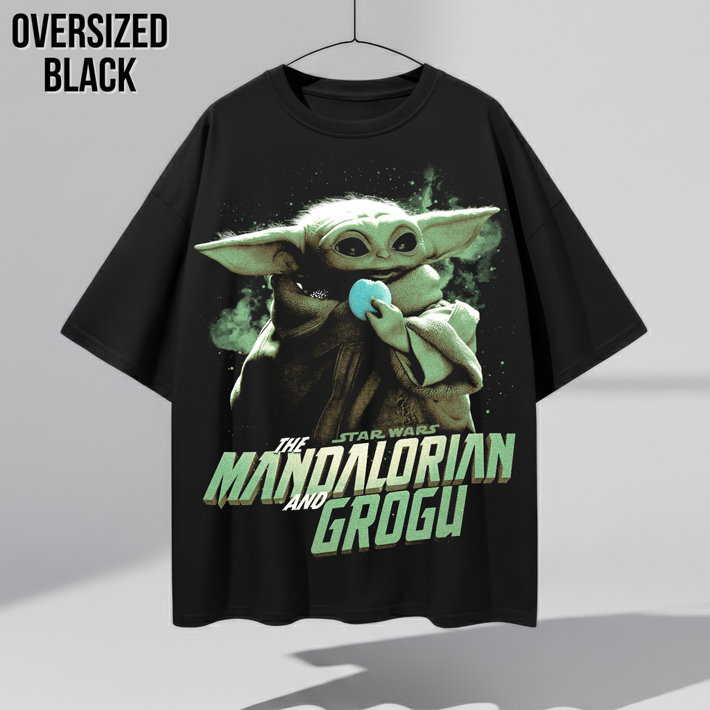 Mandalorian and Grogu Shirt: Grogu Baby Yoda Star Wars tee