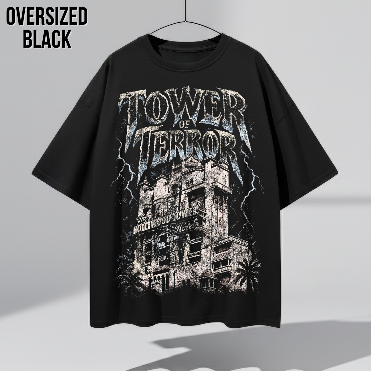 Tower of Terror Shirt – Hollywood Tower Hotel Disney Ride Graphic Shirt, Disney Parks Fan Gift, Vintage Tower of Terror Poster Shirt, Retro Disney Attraction Merch