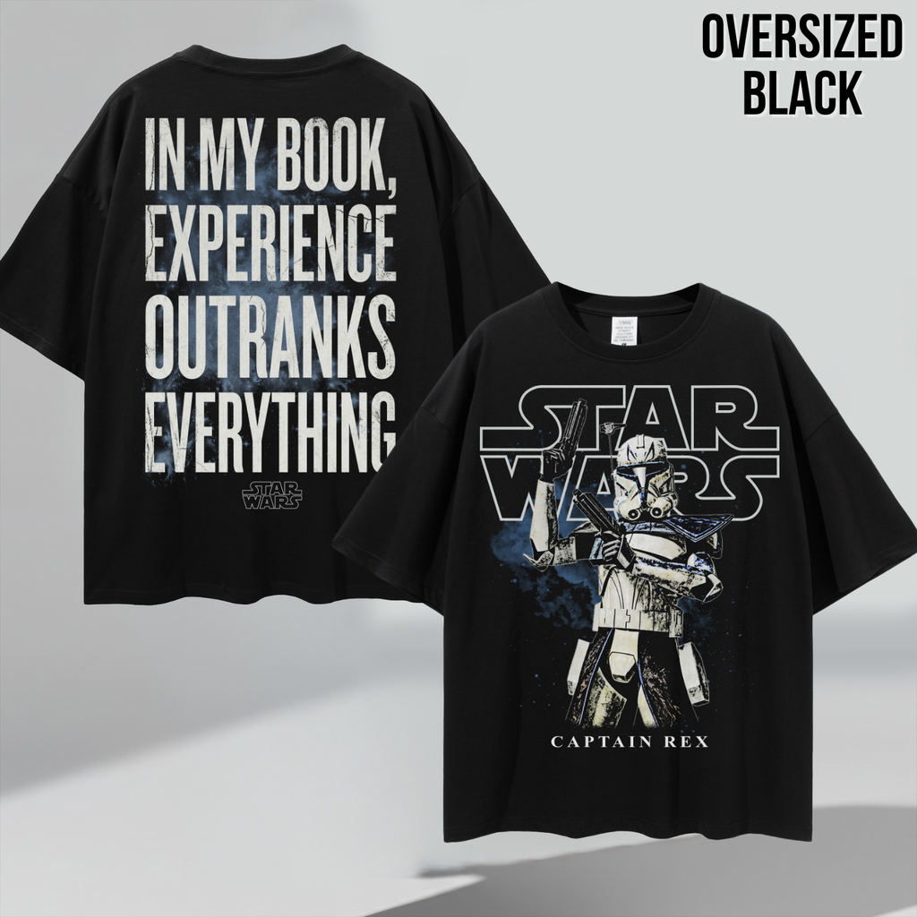 Star Wars Captain Rex Shirt – In My Book Experience Outranks Everything Tee
