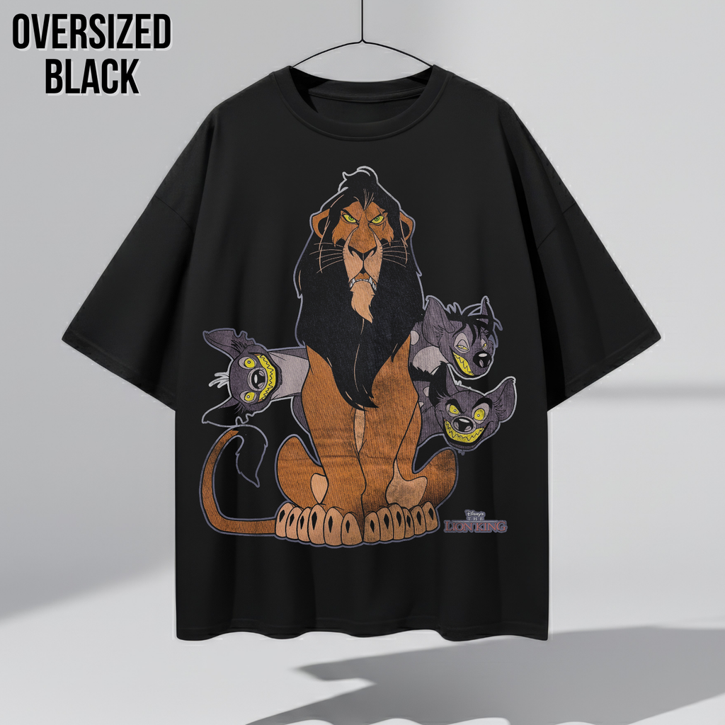 Lion King Scar Shirt – Disney Lion King Scar and Hyenas Graphic Tee, Scar Disney Villain Fan Gift, Lion King Shirt, Disney Villain Shirt