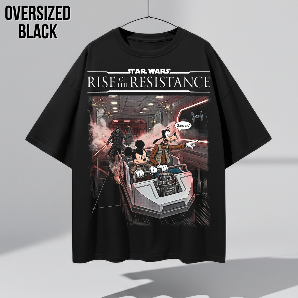 Star Wars Rise of the Resistance Ride Shirt – Mickey & Goofy Disney Tee