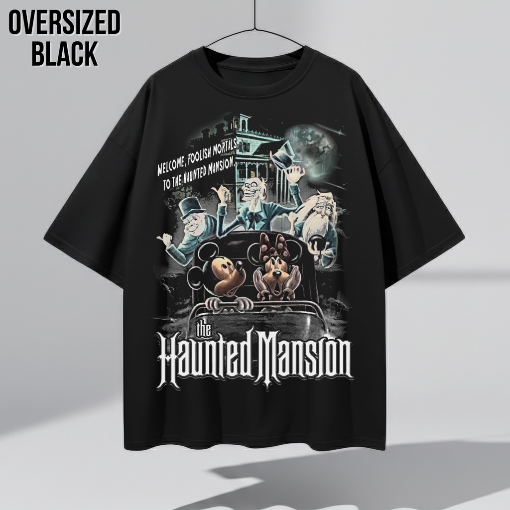 Vintage Disney Haunted Mansion Tee - Mickey Minnie Disney Shirt