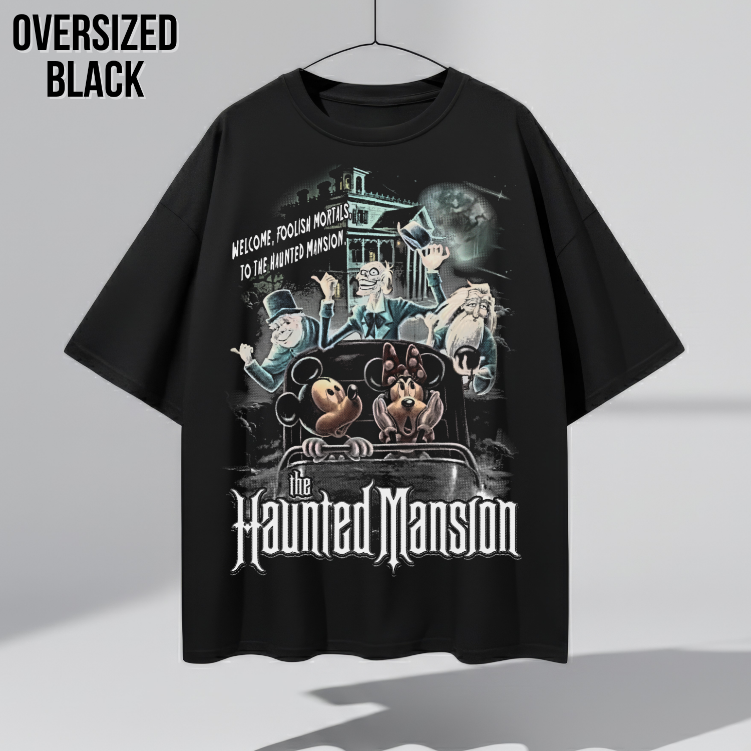 Vintage Disney Haunted Mansion Tee - Mickey Minnie Disney Shirt