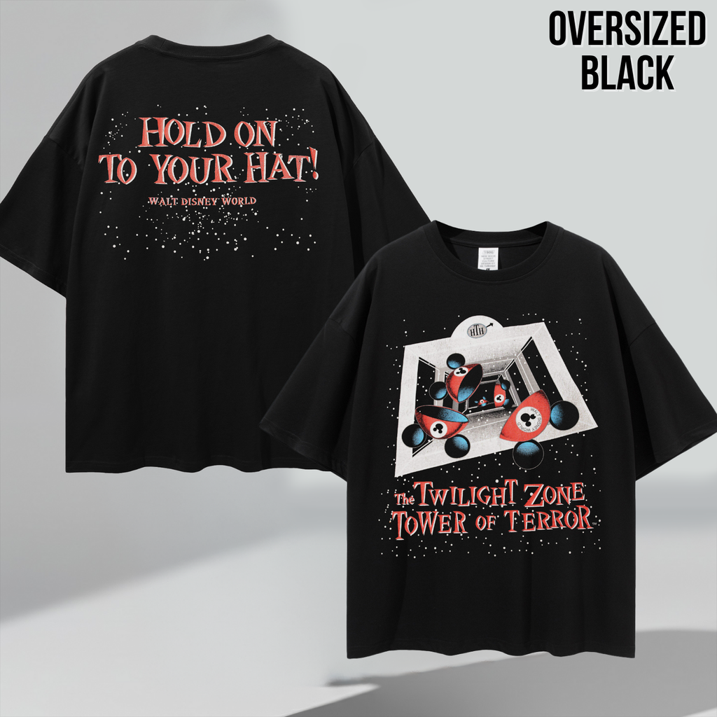 Vintage Tower of Terror Shirt – Twilight Zone Disney Ride Tee, Front Back Print Tee