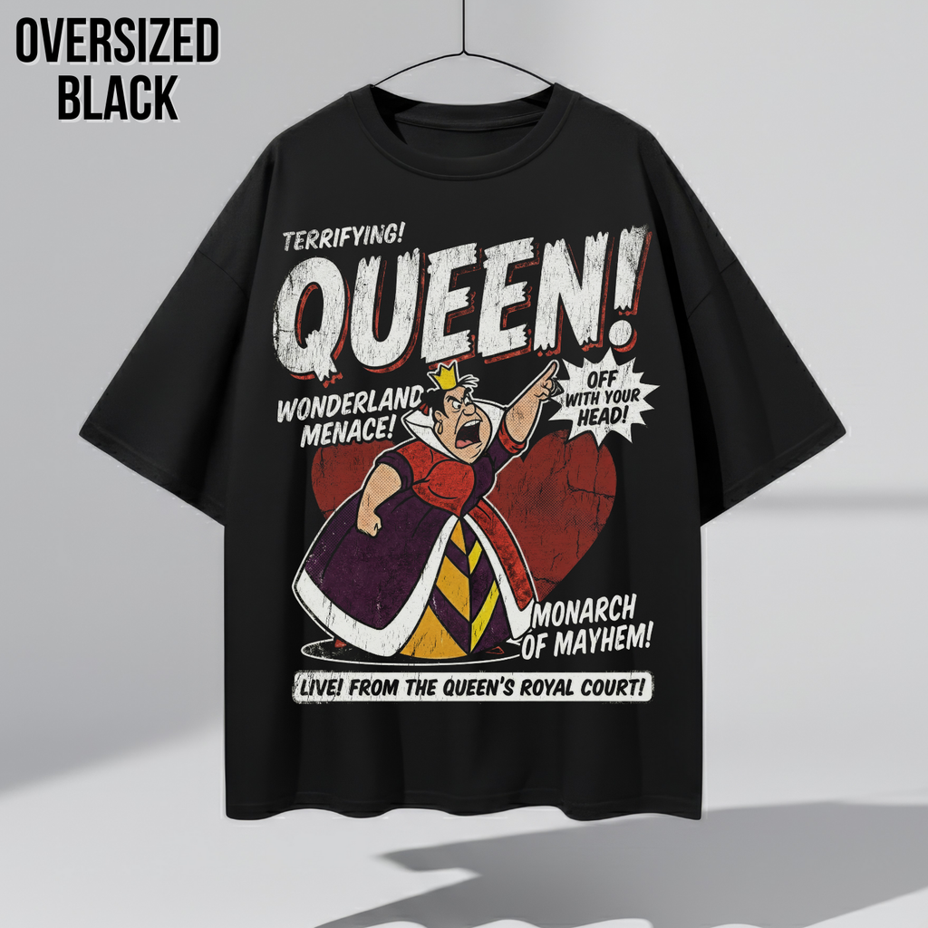 Queen of Hearts Shirt - Alice in Wonderland Graphic Tee