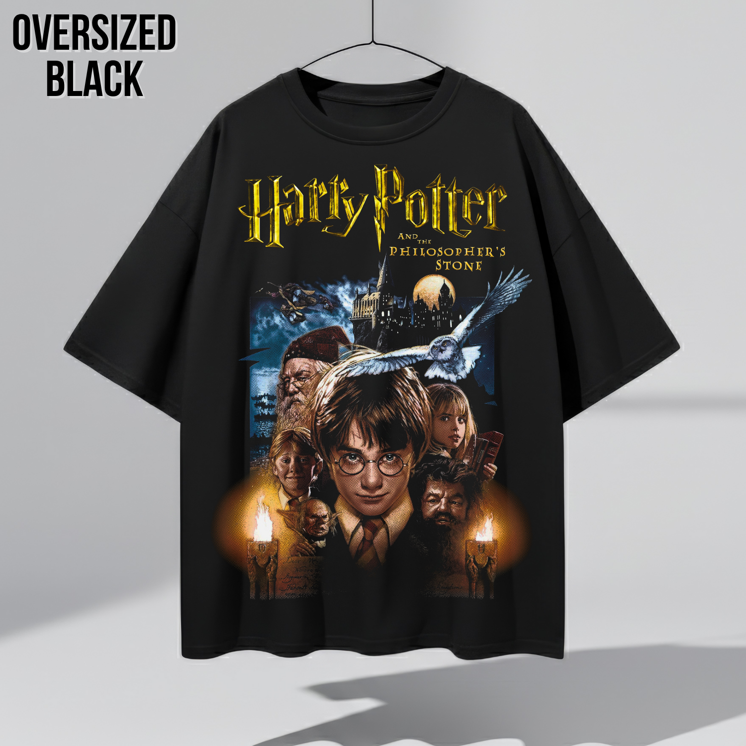 Harry Potter Philosopher’s Stone Shirt – Vintage Hogwarts Graphic Tee