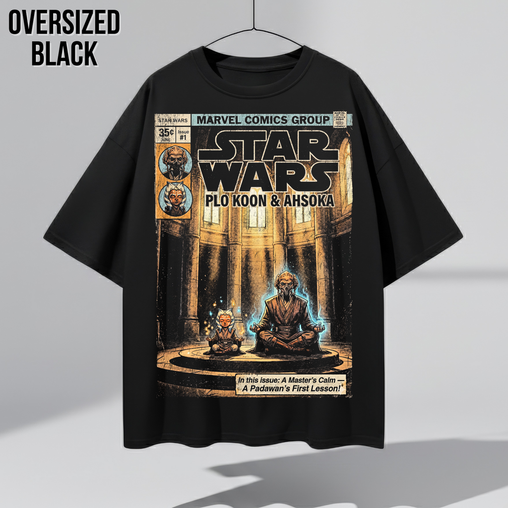Plo Koon & Ahsoka Tano Clone Wars Shirt: Vintage Star Wars Tee
