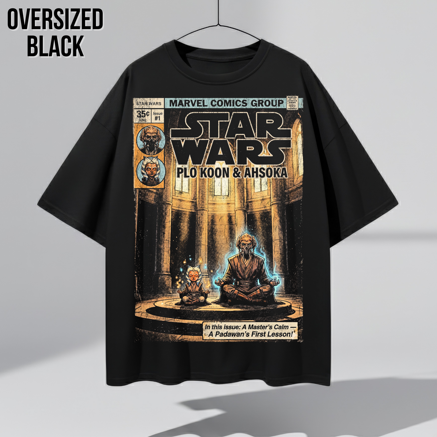 Plo Koon & Ahsoka Tano Clone Wars Shirt: Vintage Star Wars Tee