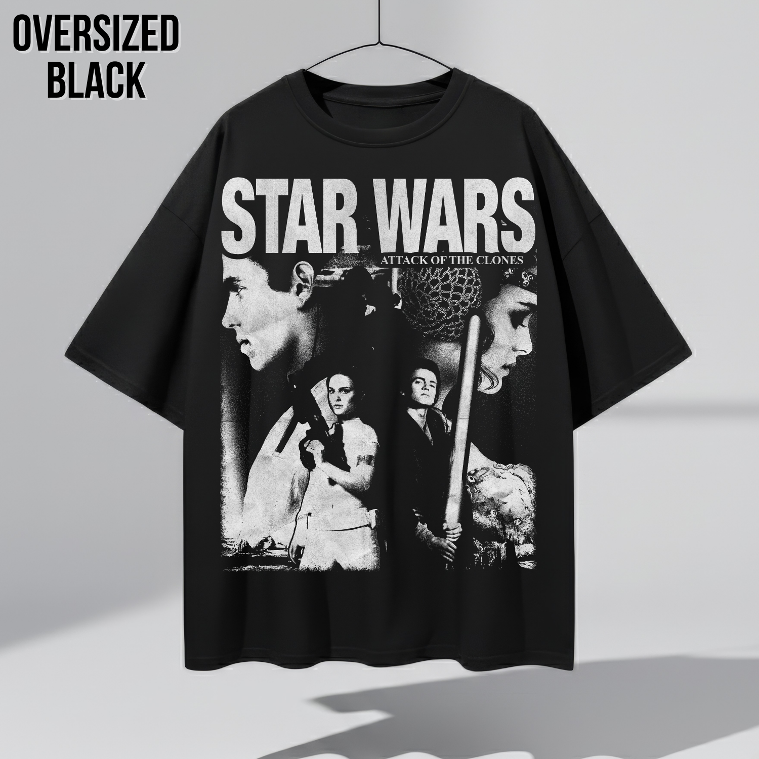 Retro Star Wars Shirt - Attack of the Clones Anakin Padme Shirt