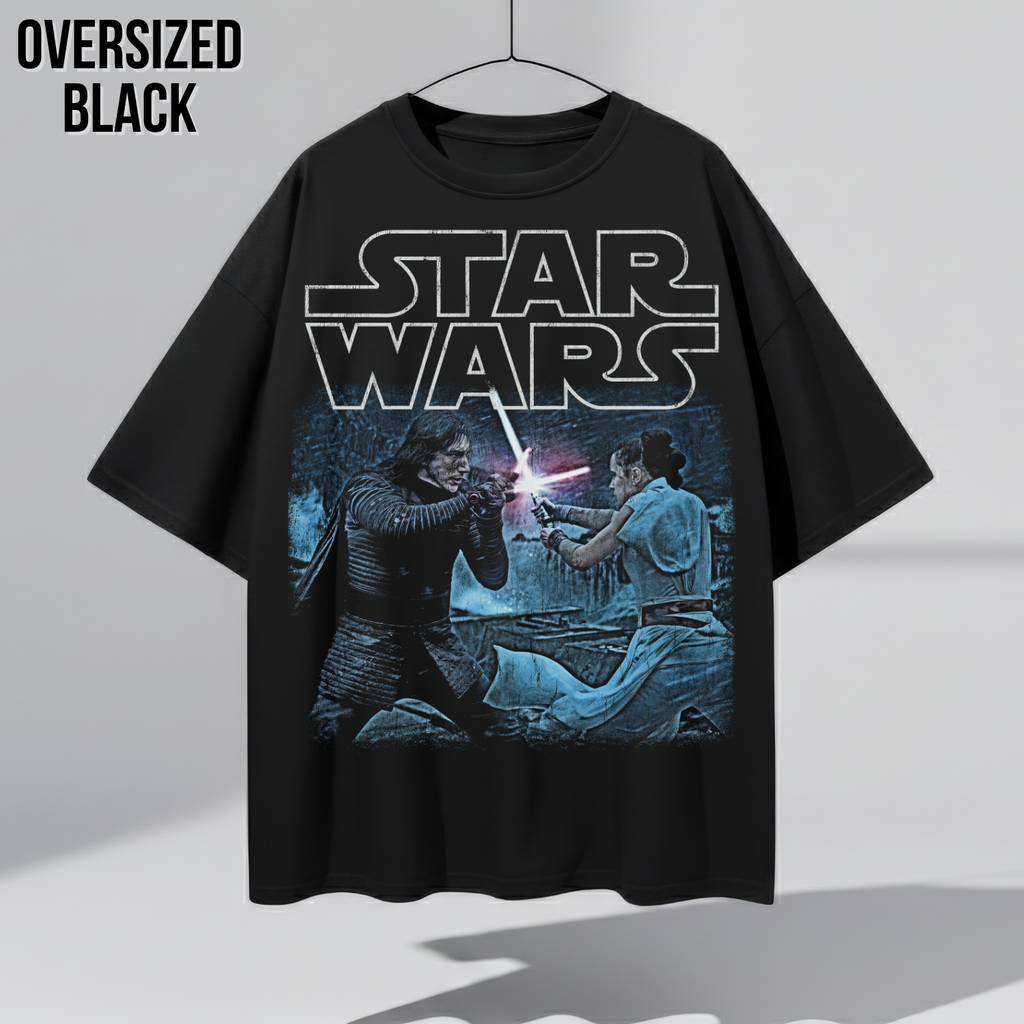 Star Wars Rey and Kylo Ren Shirt – Rey vs Kylo Ren Lightsaber Duel Tee, Rise of Skywalker Shirt