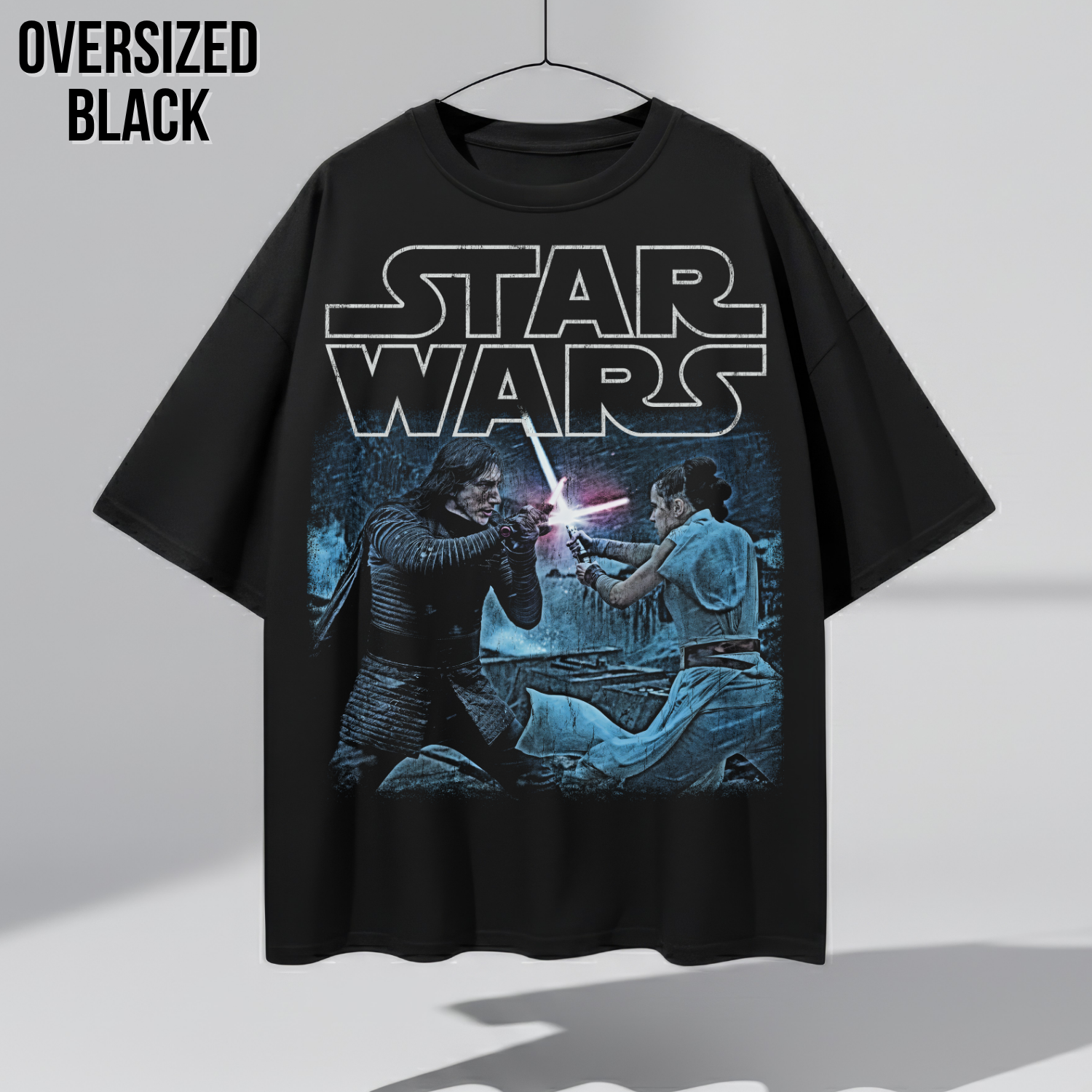 Star Wars Rey and Kylo Ren Shirt – Rey vs Kylo Ren Lightsaber Duel Tee, Rise of Skywalker Shirt