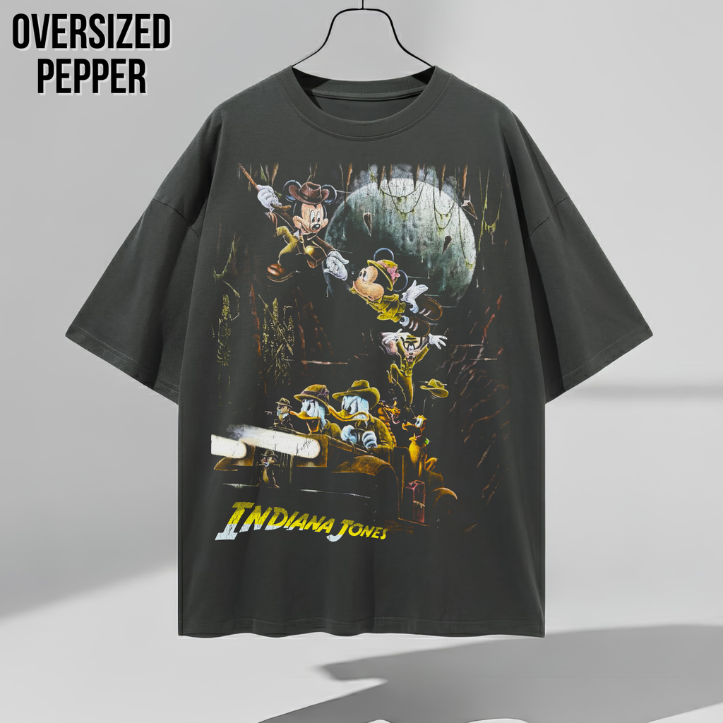 Mickey & Friends Indiana Jones Disney Shirt -  Vintage Disney Indiana Jones Ride Shirt