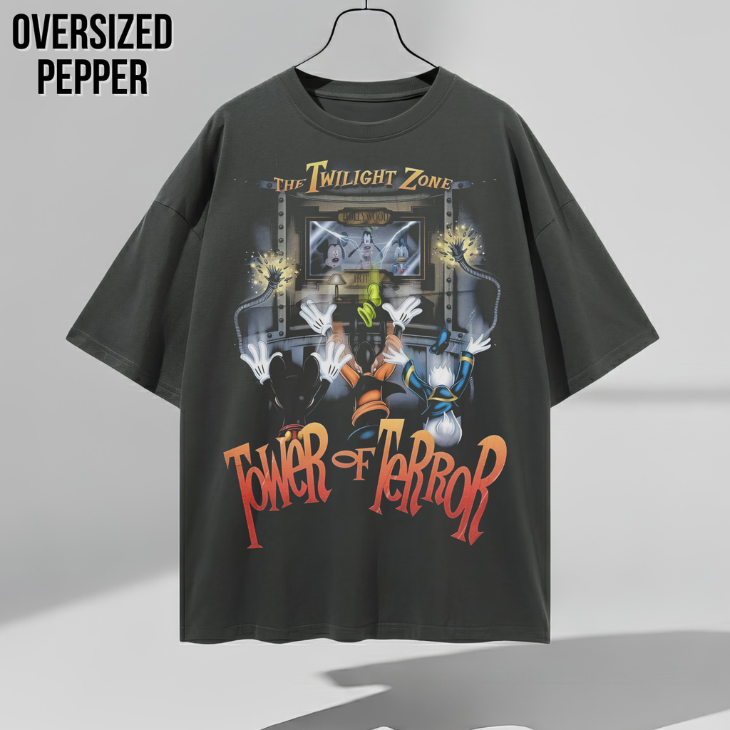 Vintage Tower of Terror Shirt – Disney Ride Tee with Mickey Donald Goofy