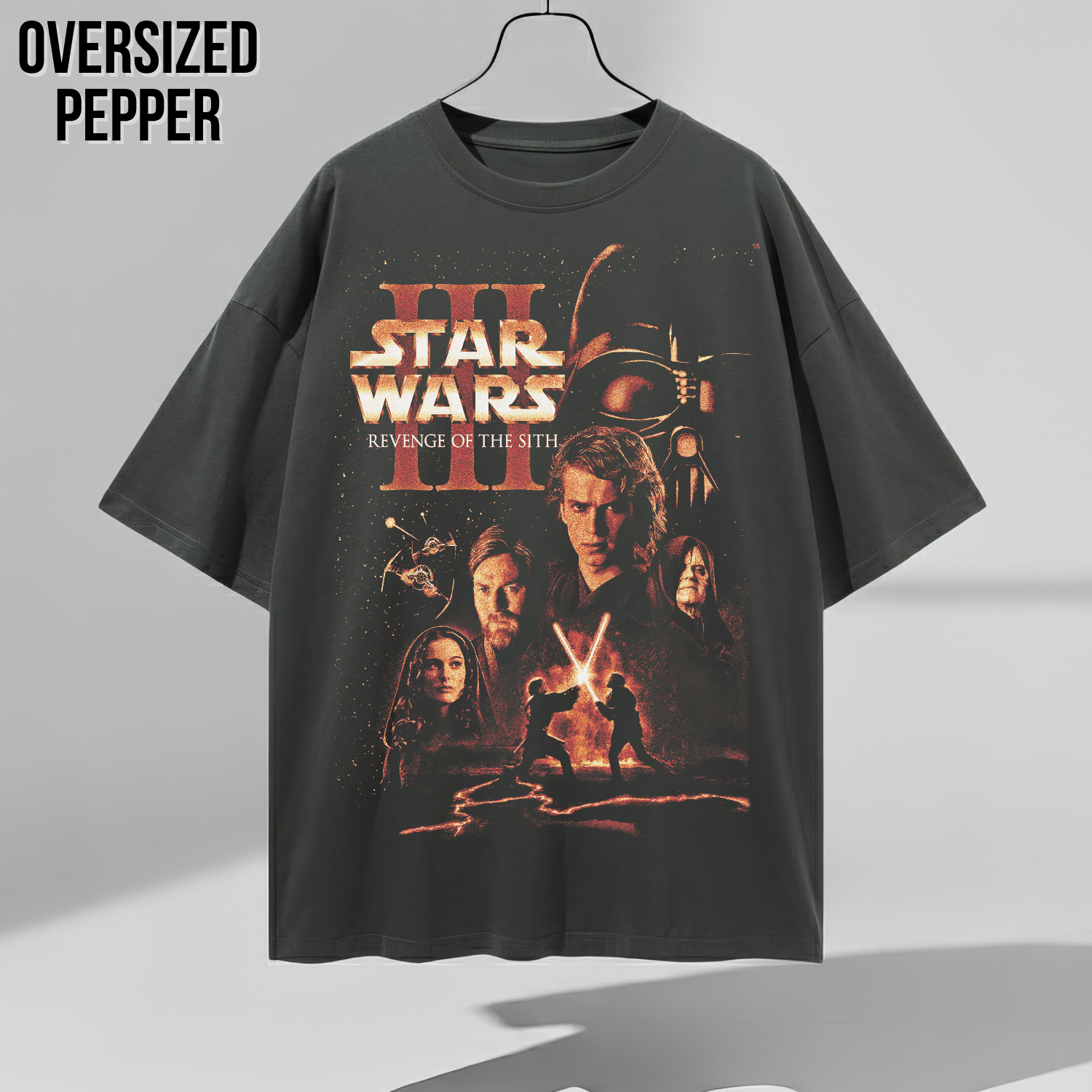 Star Wars Revenge of the Sith Shirt – Anakin vs Obi Wan Tee, Vintage Star Wars Episode 3 Shirt