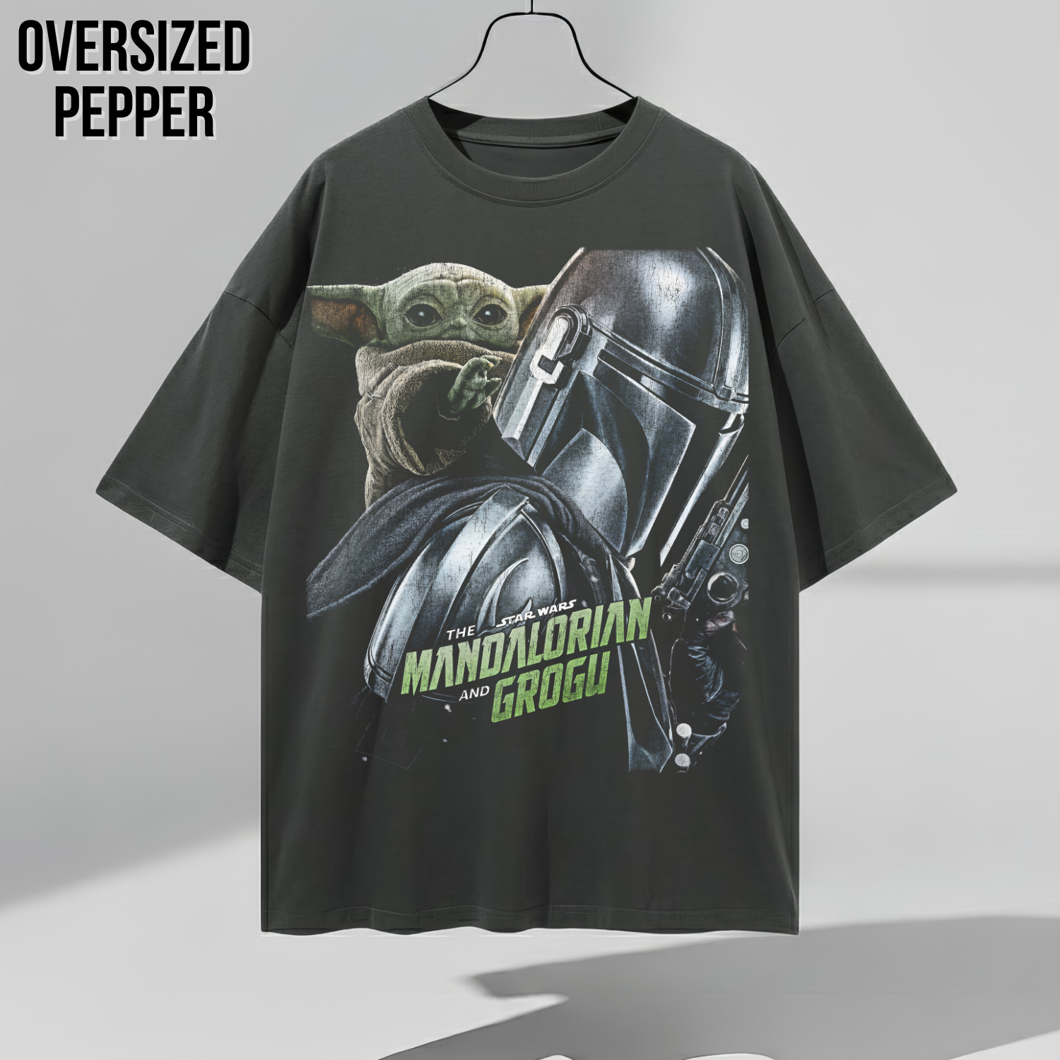 Mandalorian and Grogu Shirt: Grogu Din Djarin Star Wars tee