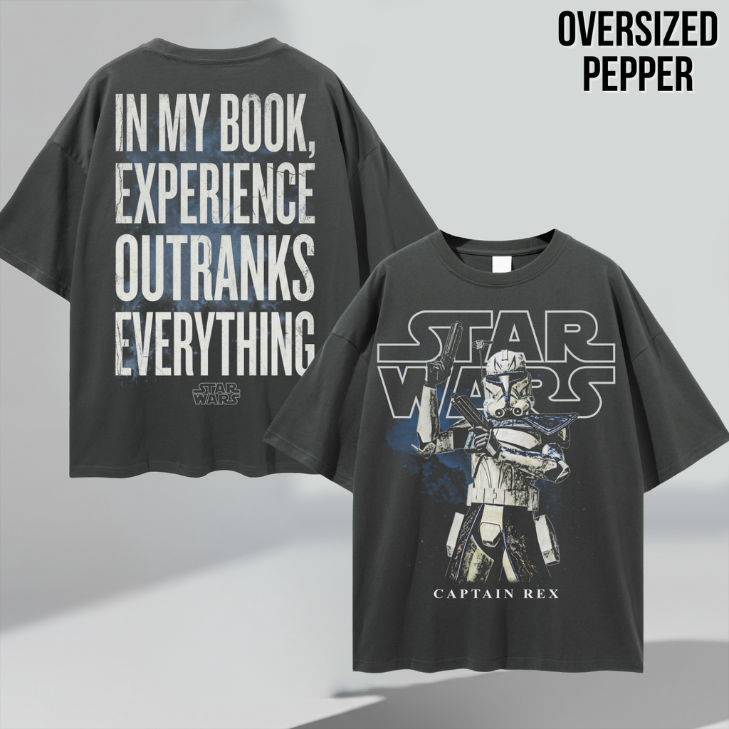 Star Wars Captain Rex Shirt – In My Book Experience Outranks Everything Tee