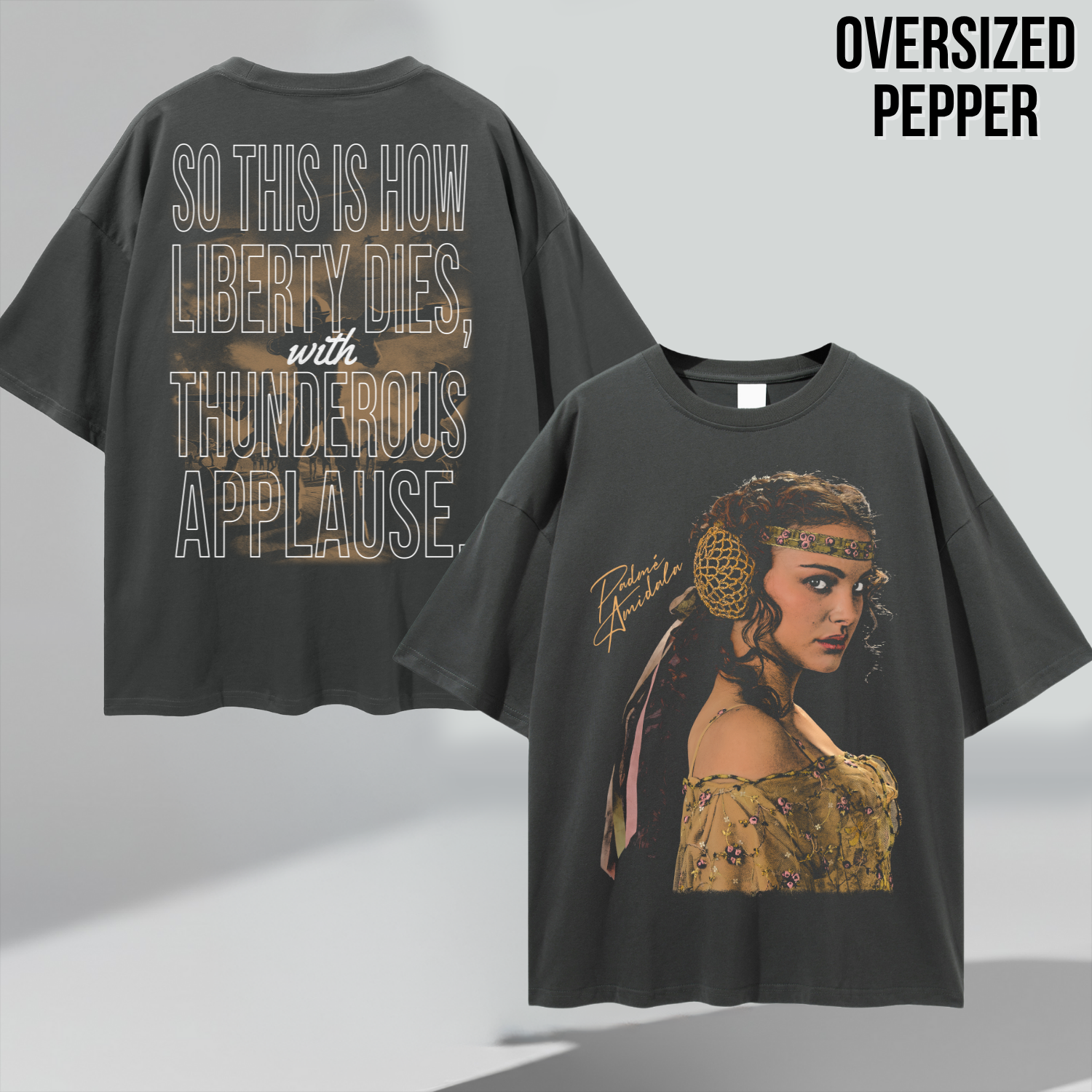 Star Wars Padme Amidala Shirt – So This Is How Liberty Dies Tee,