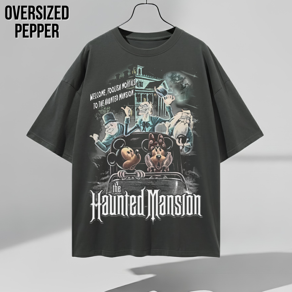 Vintage Disney Haunted Mansion Tee - Mickey Minnie Disney Shirt