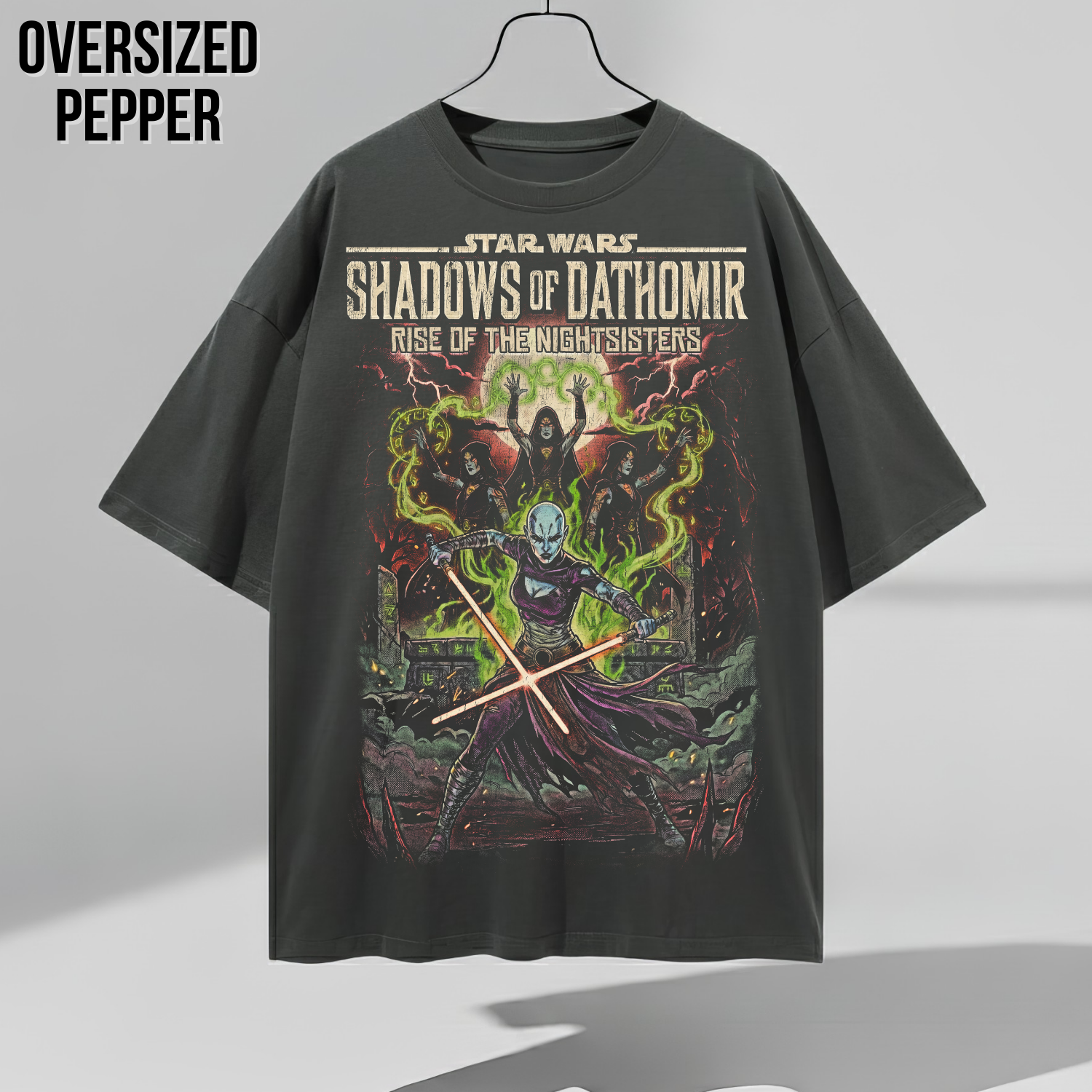 Star Wars Shadows of Dathomir Shirt – Asajj Ventress Nightsisters Vintage Comic Tee