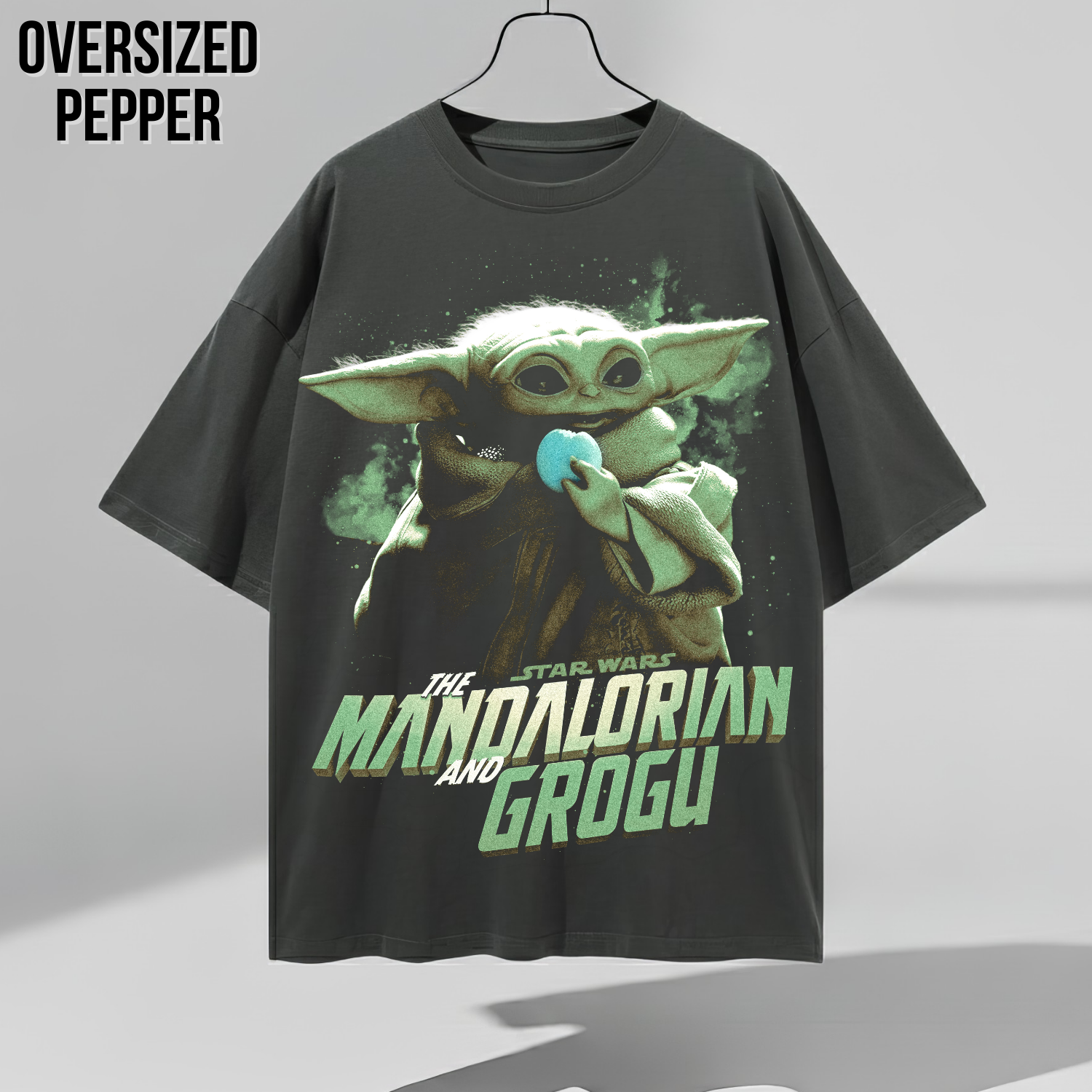 Mandalorian and Grogu Shirt: Grogu Baby Yoda Star Wars tee