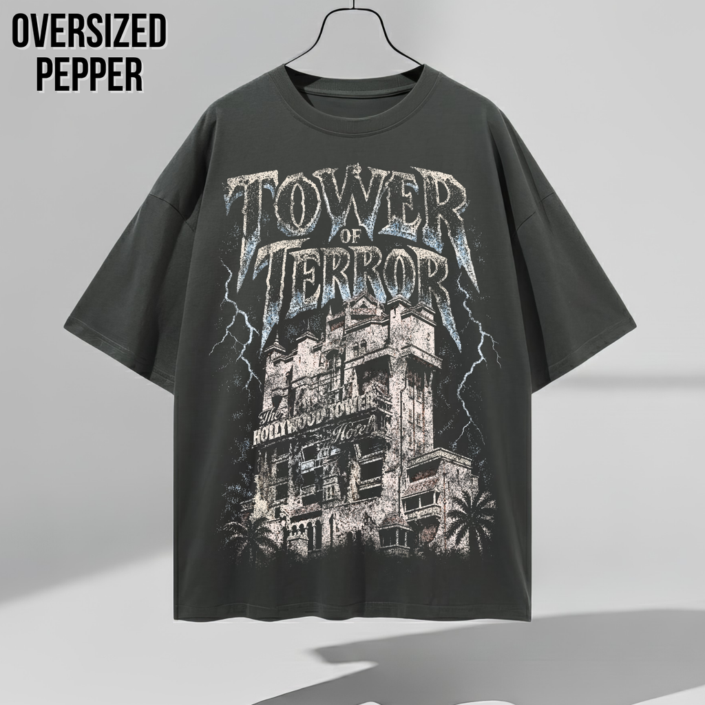 Tower of Terror Shirt – Hollywood Tower Hotel Disney Ride Graphic Shirt, Disney Parks Fan Gift, Vintage Tower of Terror Poster Shirt, Retro Disney Attraction Merch