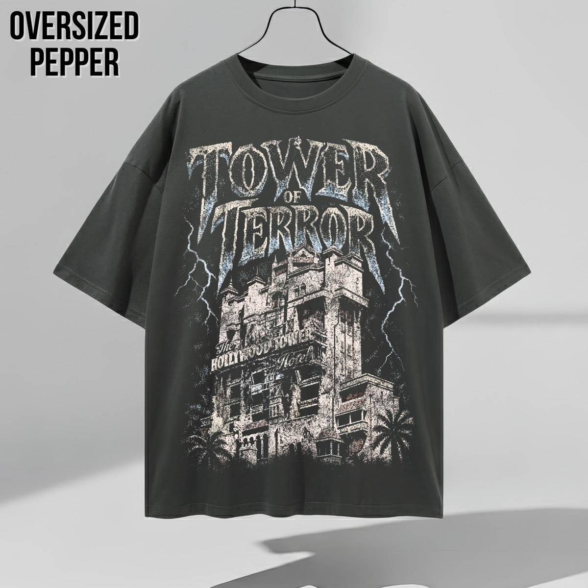 Tower of Terror Shirt – Hollywood Tower Hotel Disney Ride Graphic Shirt, Disney Parks Fan Gift, Vintage Tower of Terror Poster Shirt, Retro Disney Attraction Merch