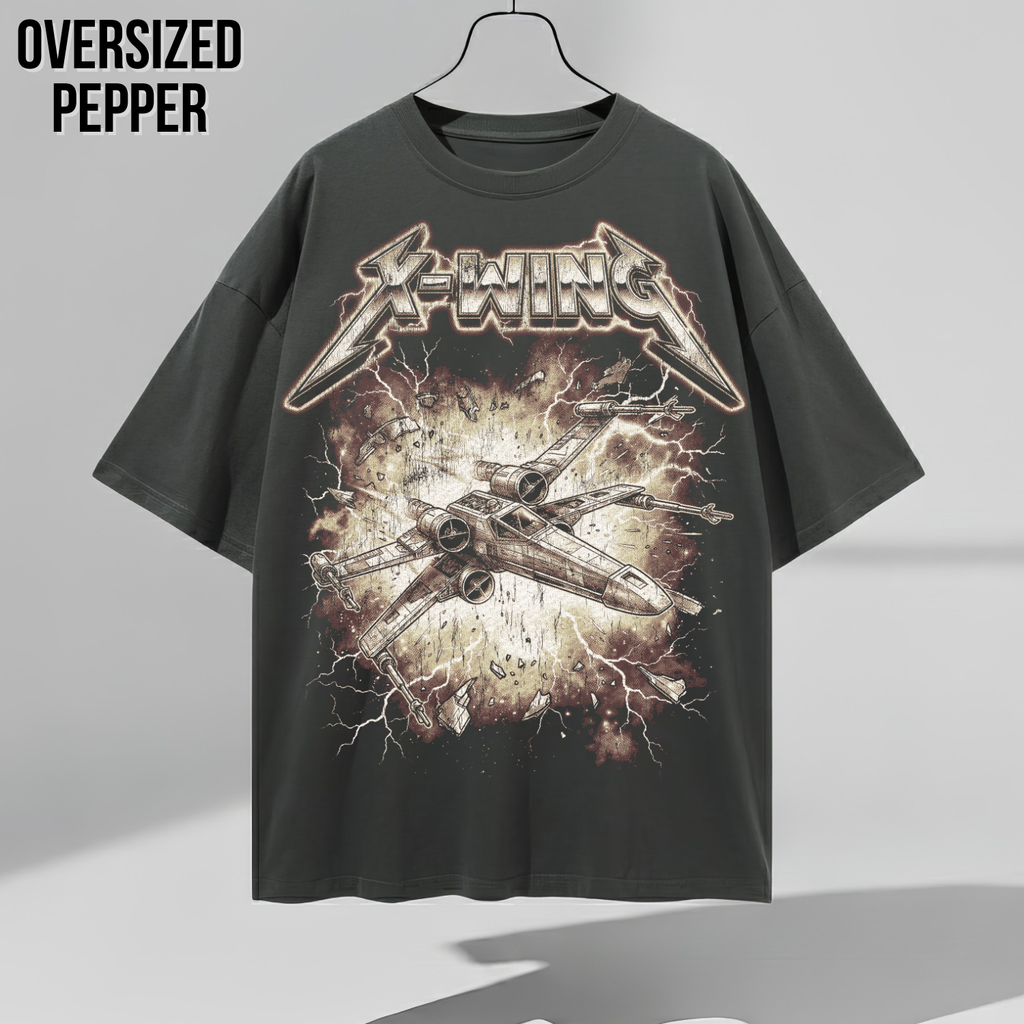 X-Wing Starfighter Shirt – Retro Star Wars Heavy Metal Tee