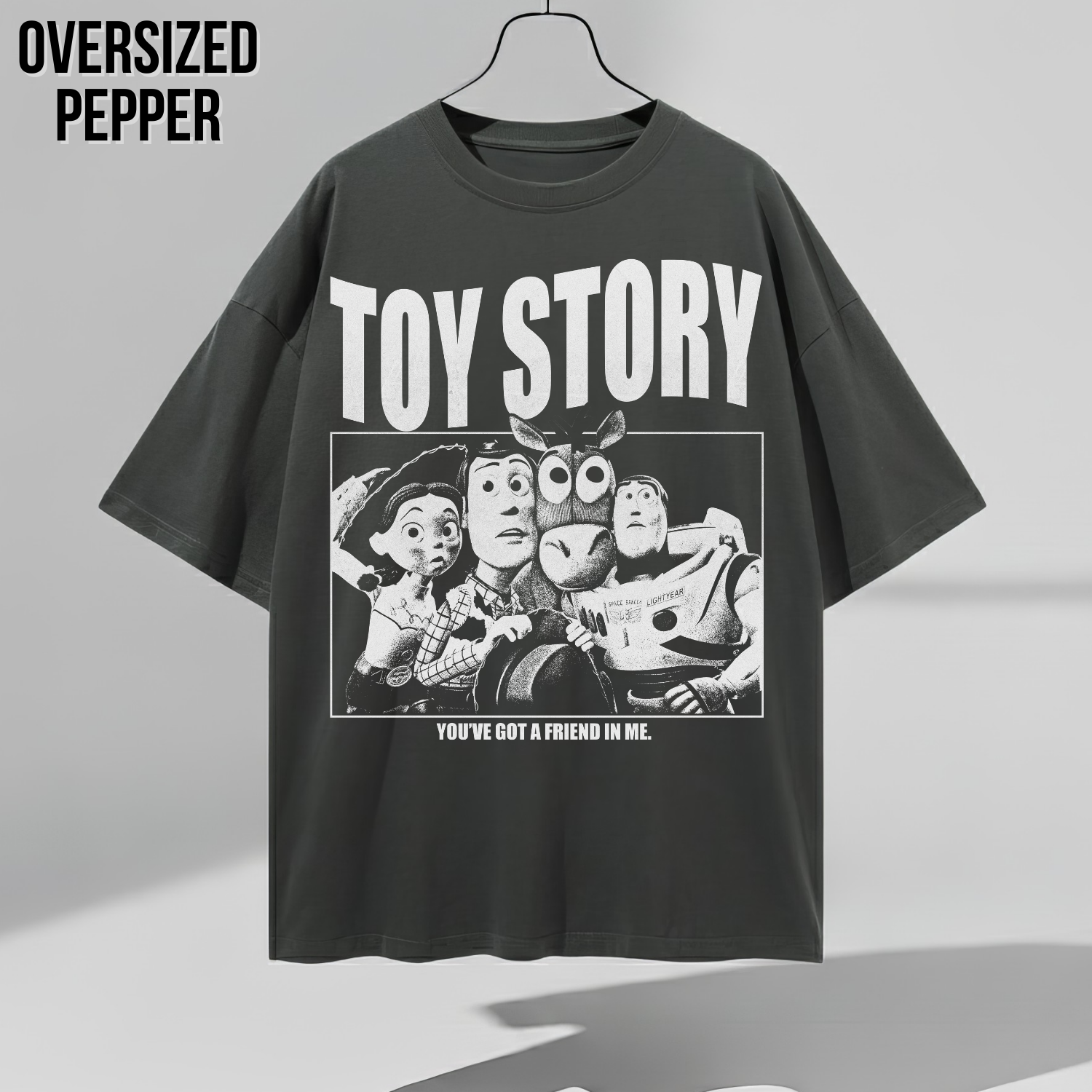 Toy Story Shirt - Retro Woody Buzz Jessie Bullseye Graphic Tee